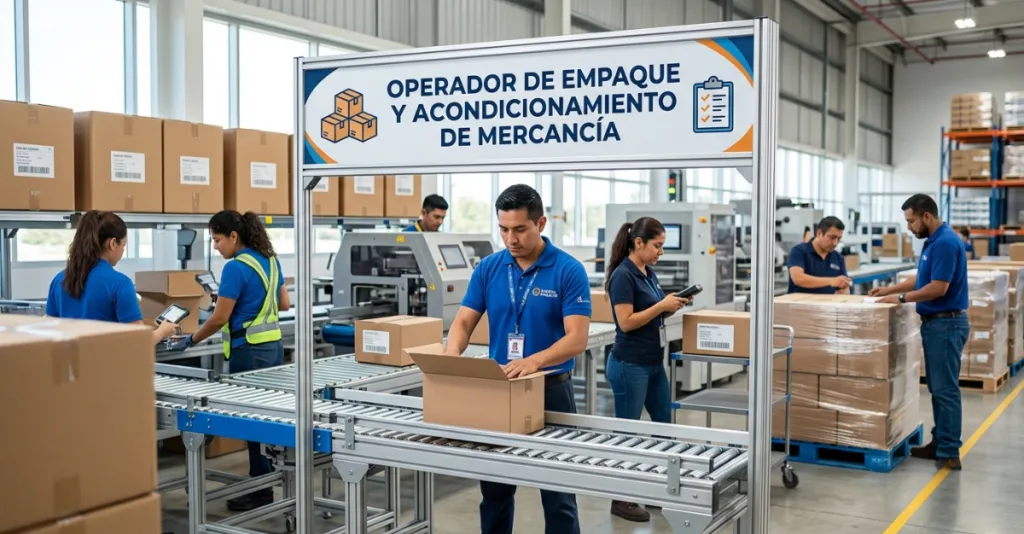 Operador de Empaque y Acondicionamiento de Mercancía